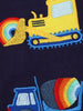 Children's Construction Vehicle Embroidered T-Shirt by Simply Love