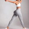 Threaded Yoga Pants With A High Waist For Lifting The Hips Perfect For Outdoor Activities by My Store
