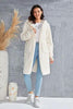 Red Double Take Full Size Hooded Teddy Bear Jacket with Thumbholes Ultra-Cozy & Stylish Comfortable Outerwear by Stevvex