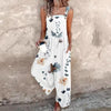 Women’s Square-Neck Floral Sleeveless Jumpsuit by FitiqueFit