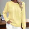 Women’s Textured Crew‑Neck Pullover Top by FitiqueFit