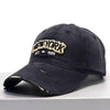 Embroidered Letter Denim Baseball Cap – Soft Crown by FitiqueFit