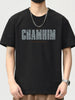 Men's Plus Size Letter Graphic Short Sleeve Casual T-Shirt by Simply Love