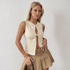 Fashionable Short Crop-top T-shirt With A Midriff-baring Design by My Store