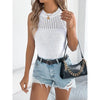 Women’s Summer Halter Tank Top – Sleeveless Racerback Knit Sweater Vest by FitiqueFit