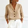 Women's Cotton-Linen Peter Pan Collar Button-Up Shirt – 6 Colors S–3XL by FitiqueFit