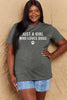 Simply Love Full Size Dog Paw Graphic Cotton T-Shirt by Simply Love
