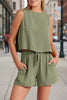 Women's Sleeveless Top & Wide-Leg Shorts Set – Retro Street Style by FitiqueFit
