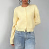 Light Ribbed Button-Up Cardigan by FitiqueFit