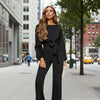 Solid Color Slim-Fit Long Sleeve Knit Jumpsuit | 3 Colors S–XXL by FitiqueFit