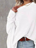 Waffle Knit Boat Neck T-Shirt by Simply Love