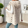 Women's Textured Sleeveless Hooded Vest by FitiqueFit