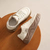 Color Block Height Increasing Sneakers – Lace-Up Low Top by FitiqueFit