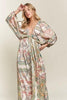 New Printed V-Neck Batwing Sleeve Dress For Summer – Stylish, Effortlessly Chic, Comfortable, Perfect for Casual and Semi-Formal Events by Stevvex
