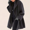 Plus Size Oversized Wool-Like Coat by FitiqueFit