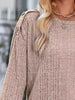 Boat Neck Ribbed Knit T-Shirt by Simply Love