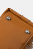 Fame Faux Leather Studded Trim Shoulder Bag Crossbody
