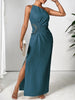 One Shoulder Sleeveless Maxi Dress Elegant & Sophisticated Evening Wear Women Luxury Party Dress by Stevvex