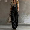 Sleeveless Loose Wide-Leg Jumpsuit with Two Pockets | 4 Colors by FitiqueFit