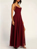 Slit Cowl Neck Maxi Dress by Wild and Free Boutique