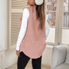 Wool-Like Sleeveless Vest with Lapel by FitiqueFit