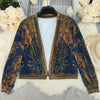 Women’s Retro Bohemian Print Cardigan – Long Sleeve Loose Coat by FitiqueFit