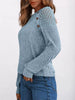 Ribbed Knit T-Shirt with Lace Shoulder Detail by Simply Love