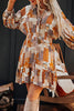 Unique Colorful Mini Shirt Dress Vibrant & Trendy Casual Wear Party Dress by Stevvex