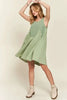 Decorative Button Sleeveless Babydoll Dress For Women – Elegant, Unique, Flowy, Comfortable, Versatile & Stylish by Stevvex