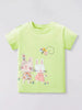 Children's Bunny Applique Short Sleeve T-Shirt by Simply Love