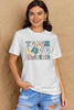 Simply Love Full Size TEACH LOVE INSPIRE Graphic Cotton T-Shirt by Simply Love