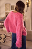 SO ME Soft Touch Hairy Loose Fit Cozy Sweater Cardigan by FitiqueFit