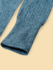 V-Neck Textured Knit Long Sleeve T-Shirt by Simply Love