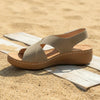Women's Platform Roman Sandals | Open Toe Velcro Beach Sandals by FitiqueFit