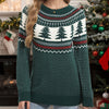Women's Casual Pine Pattern Sweater by FitiqueFit