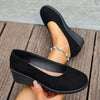 Wedge Heel Slip-On Loafers by FitiqueFit