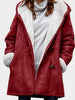 Full Size Pocketed Long Sleeve Hooded Toggle Jacket – Stylish & Functional Outerwear for Women by Stevvex
