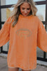 Black Football Graphic Game Day Embroidered Corded Sweatshirt by Wild and Free Boutique
