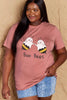 Simply Love Full Size BOO BEES Graphic Cotton T-Shirt by Simply Love