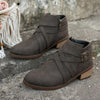 Women’s Retro High-Heel Ankle Boots – Chic Suede Single Boots by FitiqueFit