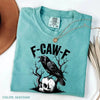 Comfort Colors "F-Caw-F" Raven Shirt – Funny Crow Tee by Dog Mom Hat