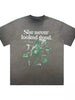 Men's Vintage Graphic Round Neck Oversized T-Shirt by Simply Love