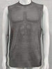 Men's Openwork Round Neck Sleeveless Knit Top