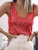 Sequin V-Neck Tank Top by Wild and Free Boutique