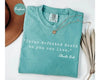 Comfort Colors Charlie Kirk "Jesus Defeated Death" Shirt by Dog Mom Hat