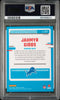 Graded 2023 Panini Donruss Jahmyr Gibbs #331 Optic Preview Blue Scope Rookie RC Football Card PSA 10 Gem Mint