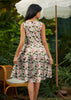 Woodland Vintage Dress in Cream by Retrolicious