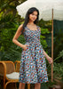 Hot Air Balloons Fit & Flare Dress by Retrolicious