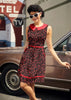 Hearts Collared Dress by Retrolicious