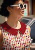 Cupcake Collared Dress by Retrolicious